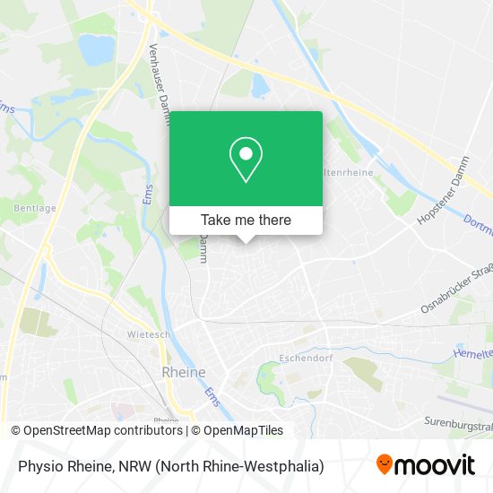 Карта Physio Rheine