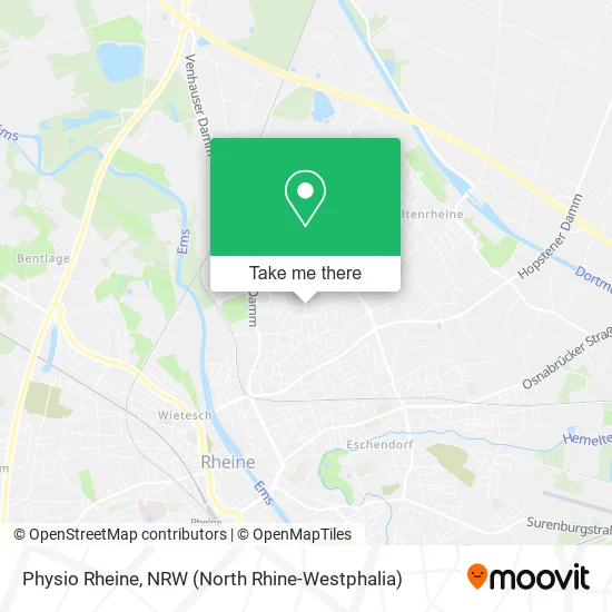 Карта Physio Rheine