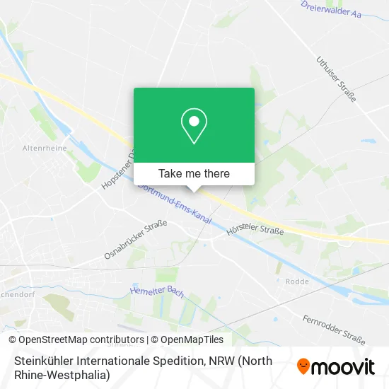 Карта Steinkühler Internationale Spedition