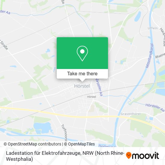 Ladestation für Elektrofahrzeuge map