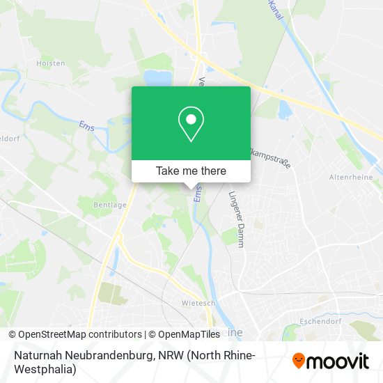 Naturnah Neubrandenburg map
