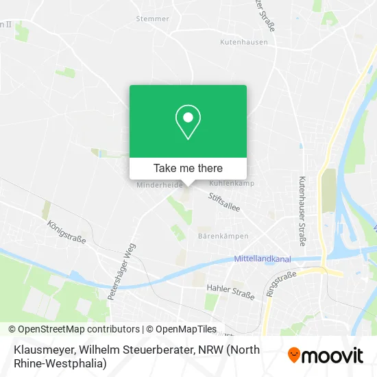 Карта Klausmeyer, Wilhelm Steuerberater