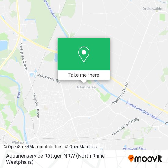 Aquarienservice Röttger map