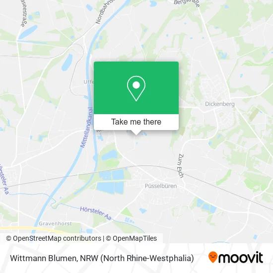 Карта Wittmann Blumen