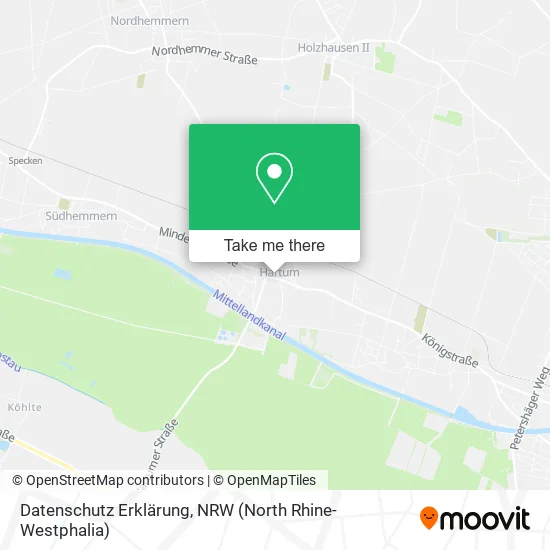 Карта Datenschutz Erklärung