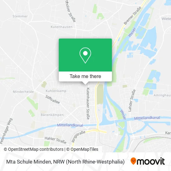 Mta Schule Minden map