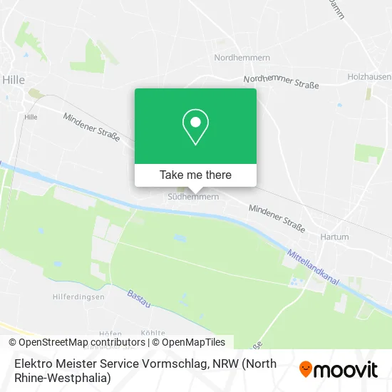 Карта Elektro Meister Service Vormschlag