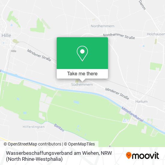 Wasserbeschaffungsverband am Wiehen map