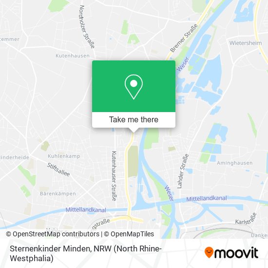 Sternenkinder Minden map