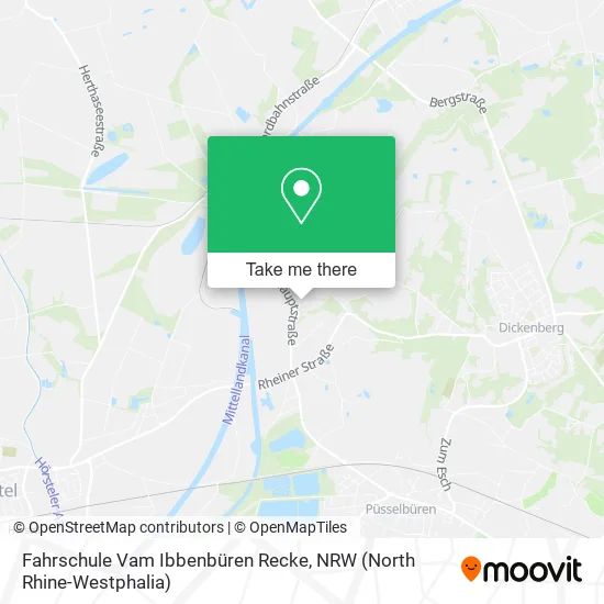 Карта Fahrschule Vam Ibbenbüren Recke