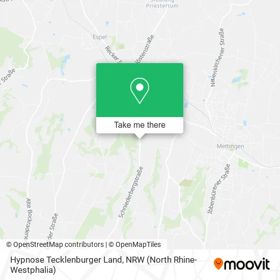 Карта Hypnose Tecklenburger Land
