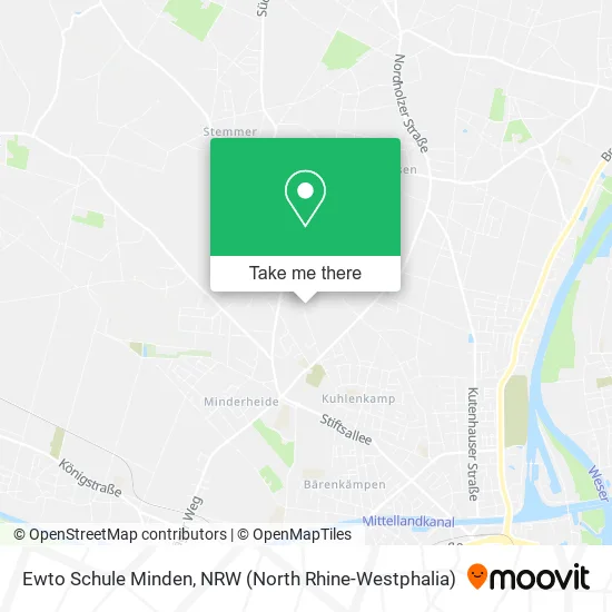 Карта Ewto Schule Minden