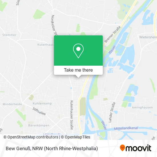 Карта Bew Genuß