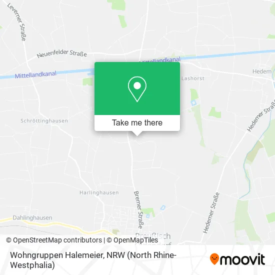 Wohngruppen Halemeier map