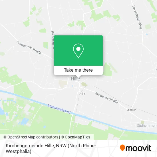 Kirchengemeinde Hille map