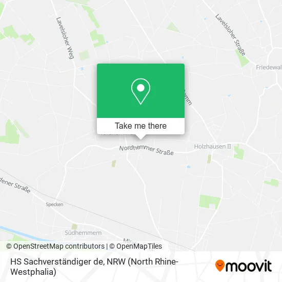 HS Sachverständiger de map
