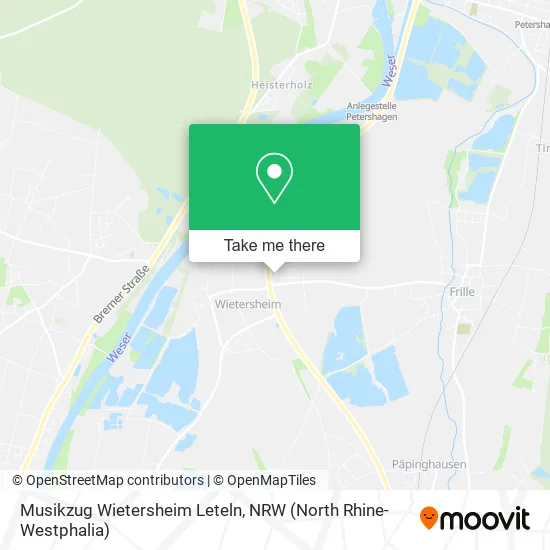 Карта Musikzug Wietersheim Leteln