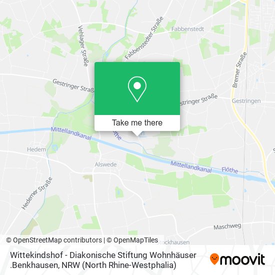 Wittekindshof - Diakonische Stiftung Wohnhäuser .Benkhausen map