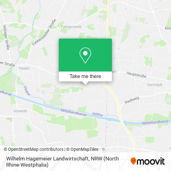 Wilhelm Hagemeier Landwirtschaft map