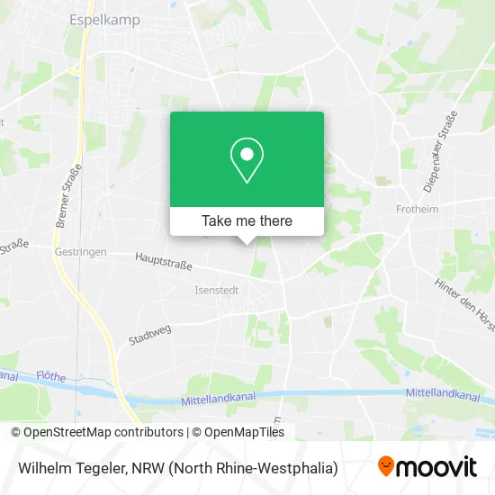 Карта Wilhelm Tegeler