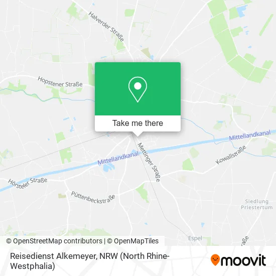 Карта Reisedienst Alkemeyer