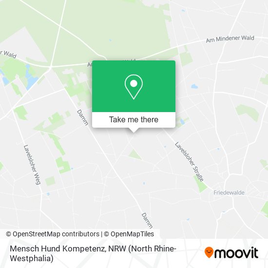 Mensch Hund Kompetenz map