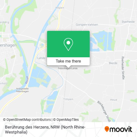 Berührung des Herzens map