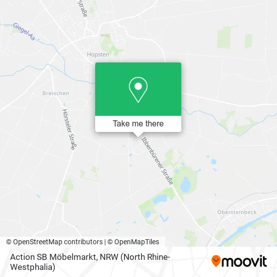 Карта Action SB Möbelmarkt
