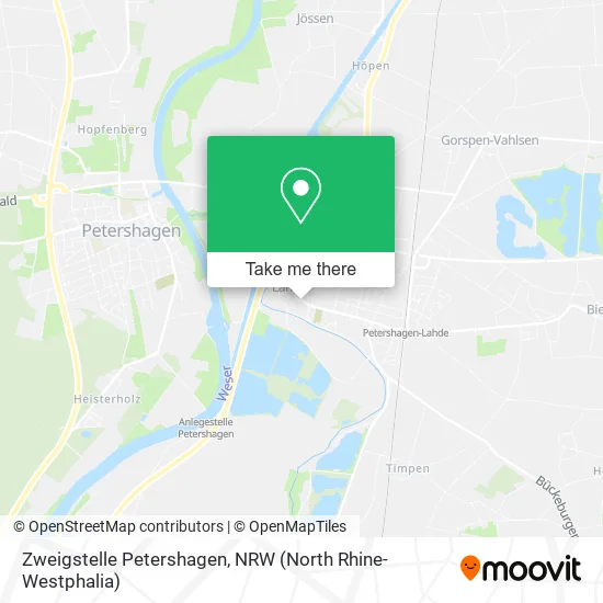 Карта Zweigstelle Petershagen