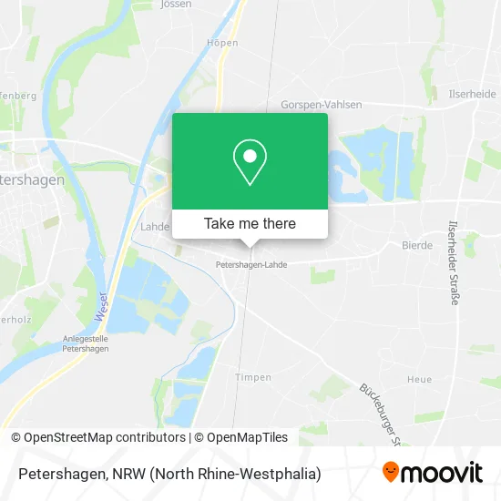 Карта Petershagen