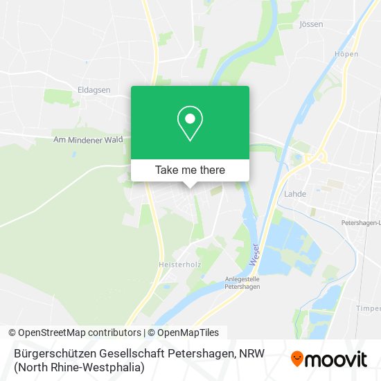 Bürgerschützen Gesellschaft Petershagen map