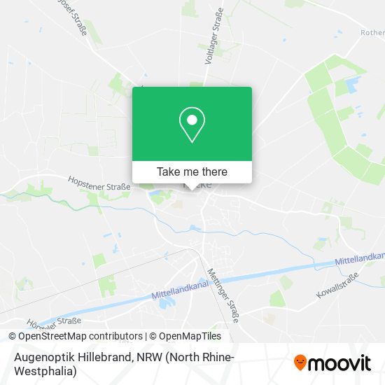 Augenoptik Hillebrand map