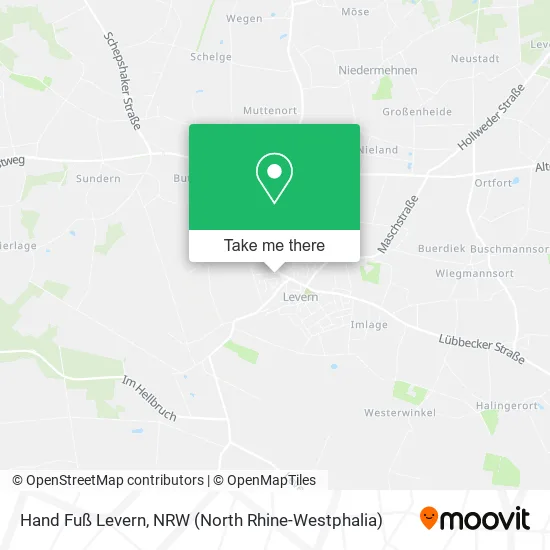 Карта Hand Fuß Levern