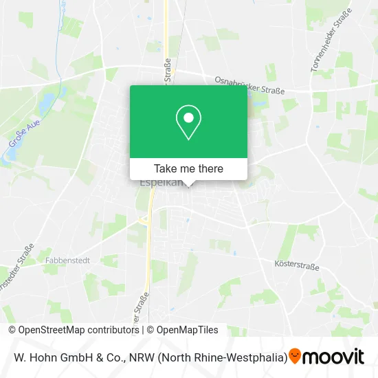 W. Hohn GmbH & Co. map