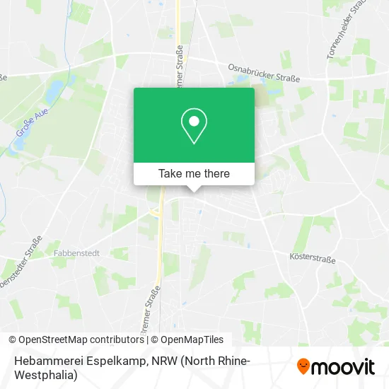 Карта Hebammerei Espelkamp