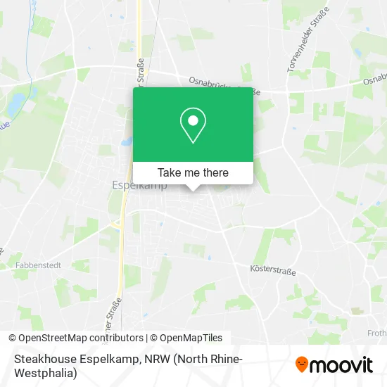 Карта Steakhouse Espelkamp