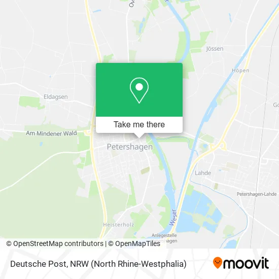 Карта Deutsche Post