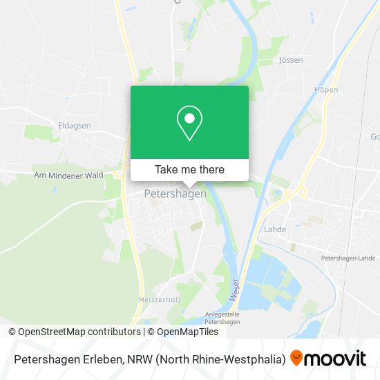 Petershagen Erleben map