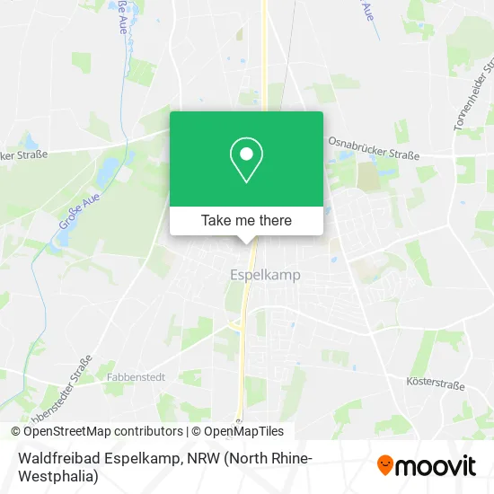 Карта Waldfreibad Espelkamp