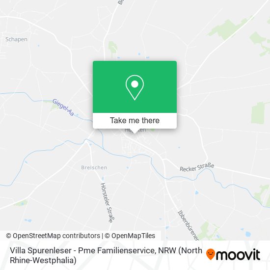 Villa Spurenleser - Pme Familienservice map