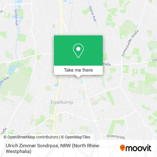 Карта Ulrich Zimmer Sondrpos