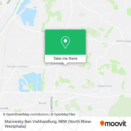 Карта Marowsky Ben Viehhandlung