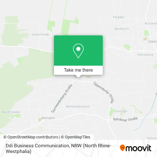 Карта Ddi Business Communication