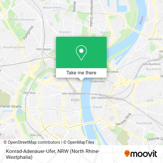 Карта Konrad-Adenauer-Ufer