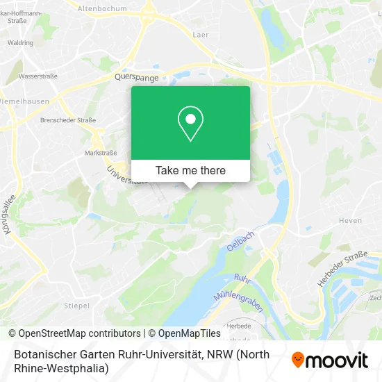 Карта Botanischer Garten Ruhr-Universität