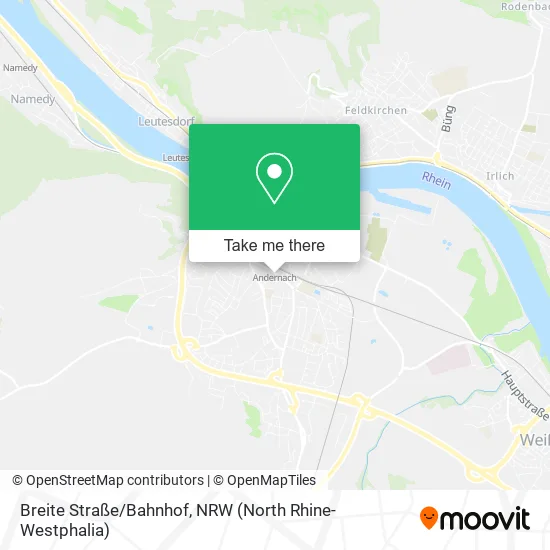 Карта Breite Straße/Bahnhof