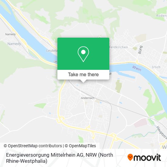 Карта Energieversorgung Mittelrhein AG