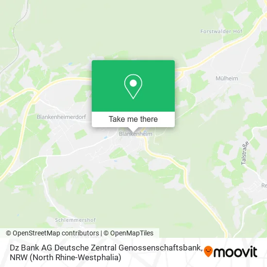 Карта Dz Bank AG Deutsche Zentral Genossenschaftsbank