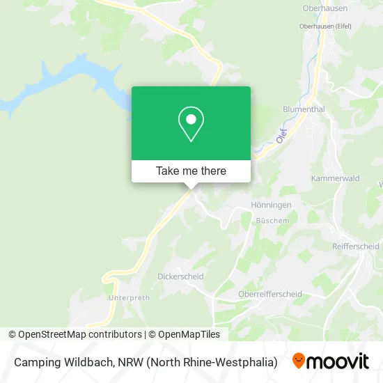 Карта Camping Wildbach