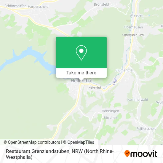 Restaurant Grenzlandstuben map